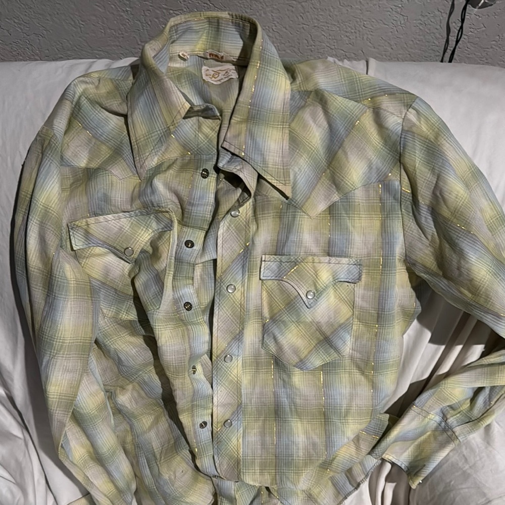Plaid Western Shirt